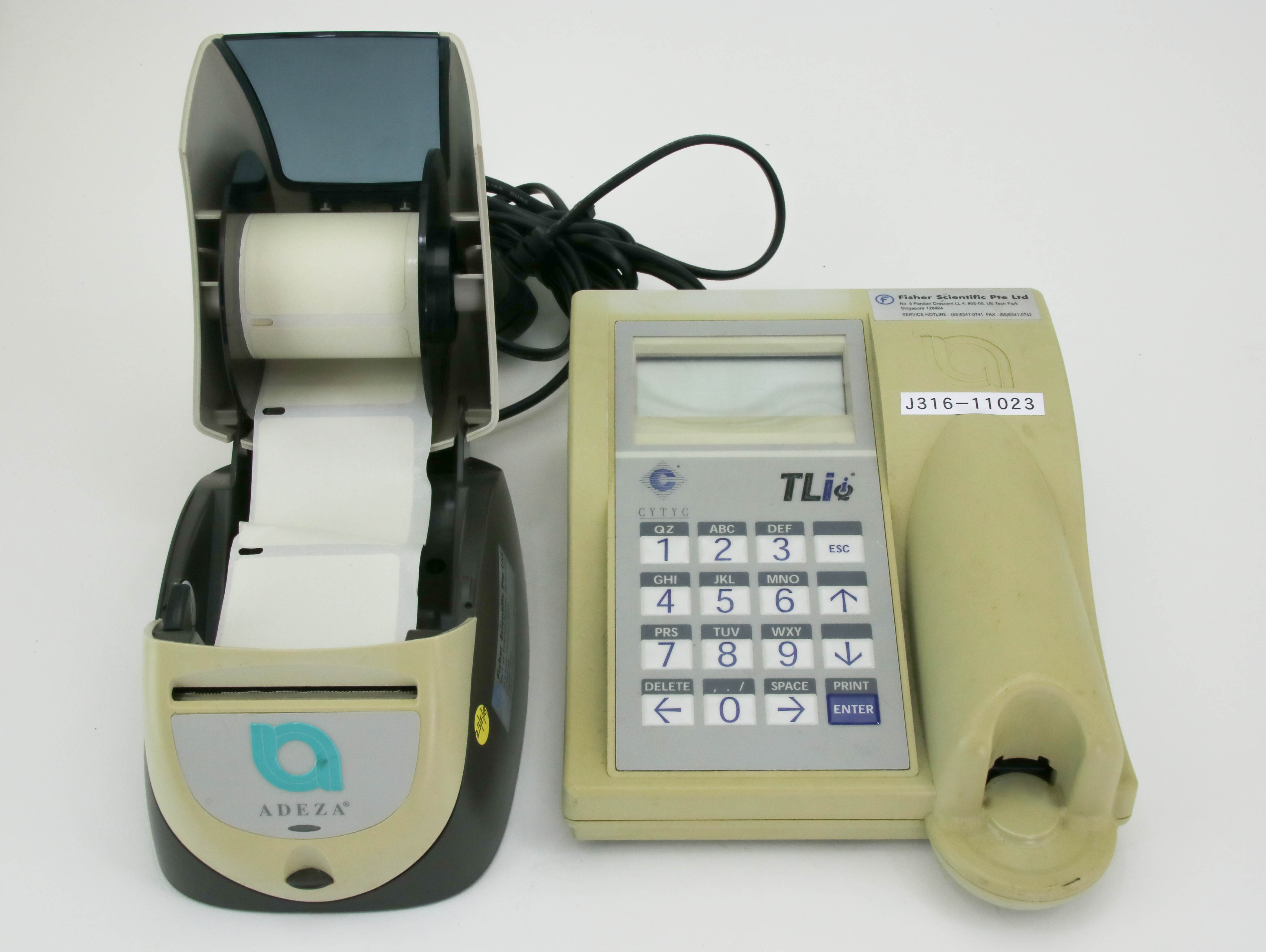 ハッピー 11023 CYTYC ANALYZER PERINATAL TESTING SYS W/ADEZA DYMO LABEL